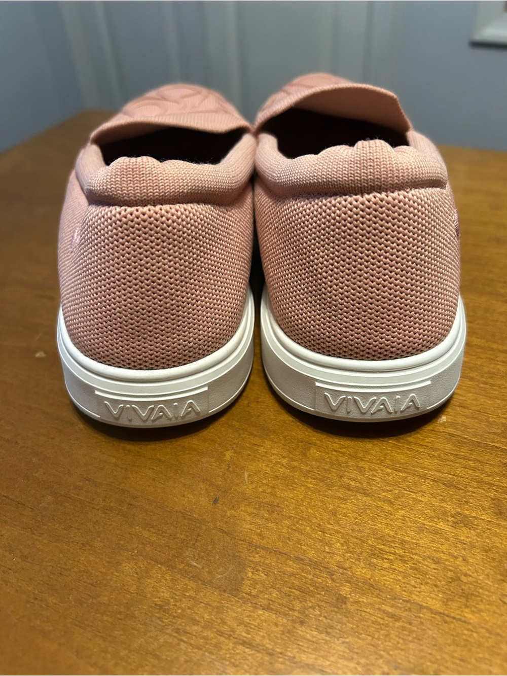VIVAIA Women's Pink Slip-On Knit Loafers - Picture 2 of 6